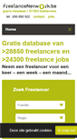 Mobile Screenshot of freelancenetwork.be
